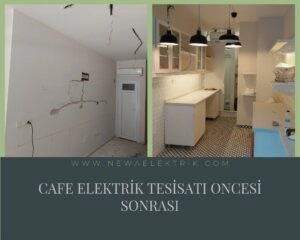 Cafe elektrik tesisati doseme 
